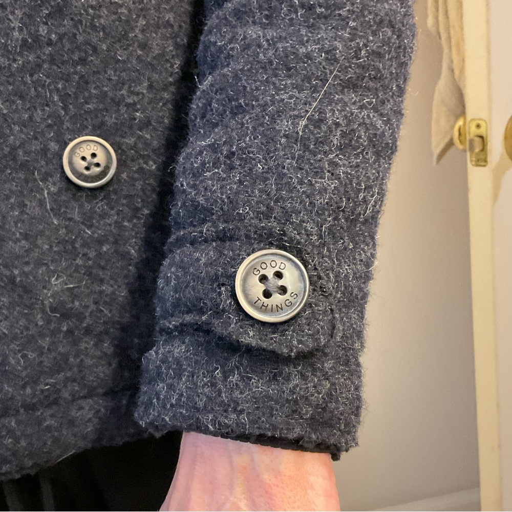 Zara Knitwear Jacket, Youth Size 13 - 14, Double Breasted, Decorative Buttons - Picture 7 of 14